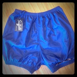 Suffolk Trash bag ballet shorts, reversible
